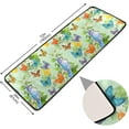 thumbnail image 2 of Dreamtimes Vintage Butterflies Bird Hallway Runner Rug 2'x6' Kitchen Rug with Rubber Backing Spring Green Leaves Non Slip Entryway Rug Runner Washable Soft Area Rug for Hallway Bedroom Kitchen Decor, 2 of 6