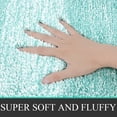 thumbnail image 5 of Ileading Traditional 4 Piece Microfiber Washable Bathroom Rug Set, Teal, 5 of 15