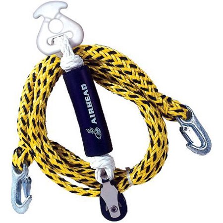 Airhead Tow Harness Self-Centering Pulley, 12', Black and ... boat tow harness walmart 