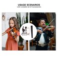 thumbnail image 4 of CRILSTYLEO Kit Completo De Accesorios Para Violín 4 4 En Con Protector Y Diapasón Duro, 4 of 8