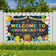 thumbnail image 6 of Polyester Welcome Banner Classroom Decoration Colorful Design School Party for Kindergarten Classroom Back to School Kids Event, 6 of 6