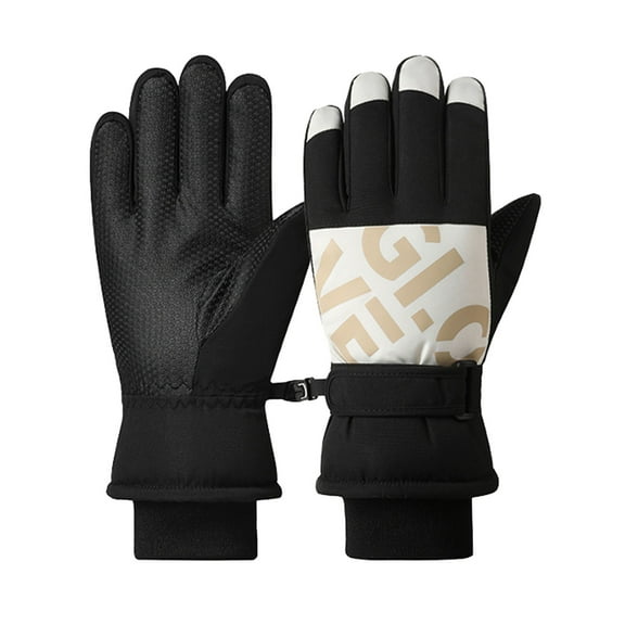 comerut 1 Pair Winter Gloves Waterproof Ski Gloves Warm Windproof Touchscreen Warm Gloves for Outdoor Activities