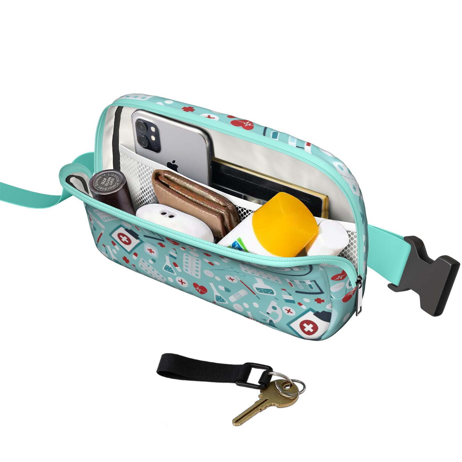 Cute Nurse Aesthetic Belt Bag – Funny Nurse Life Fanny Pack Gift for Nursing Students & Healthcare Heroes, Comfortable & Stylish