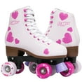 thumbnail image 4 of Patines para niña de 4 ruedas blanco corazones Rosado Talla 4 US / 36 EU, 4 of 24