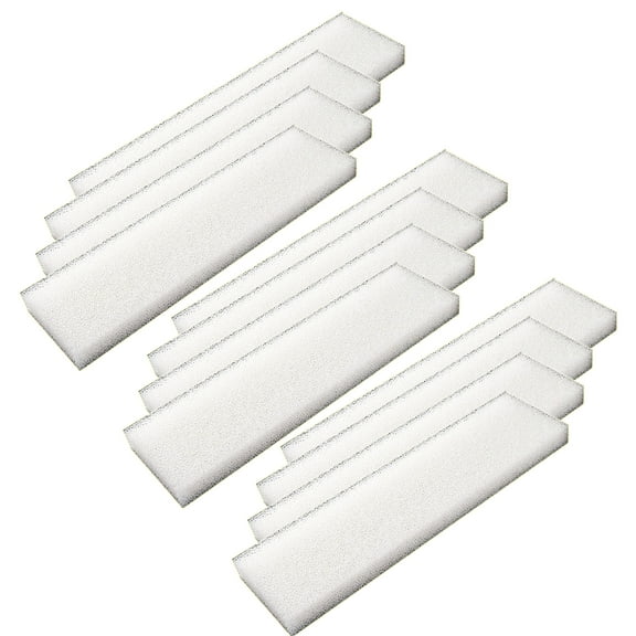 Qzbhct 12 Pcs Foam Filter Pads for Fluval 404 405 406 407 Canister Filter Aquarium Bio Sponge