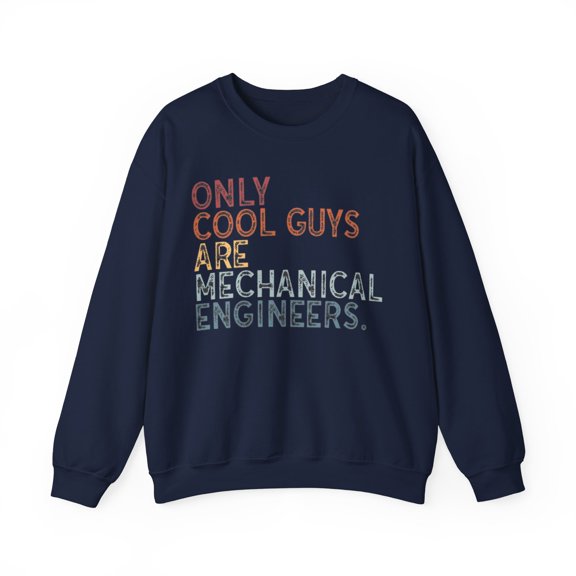 Mechanical Engineer Sweatshirt Gifts Crew Neck Shirt Long Sleeve Unisex