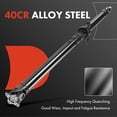 thumbnail image 2 of A-Premium Rear Complete Drive Shaft Prop Shaft Driveshaft Assembly Compatible with Subaru Impreza 2002 2003 2004 2005, Automatic Transmission, Replace# 27111FE041, 27111FE040, 2 of 8