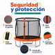thumbnail image 2 of Trampolin Brincolin 08 Pies 2,44 m con Red de Seguridad, Certificacion ASTM, Estructura de Acero Reforzado Anticorrosivo y Lona con Resistencia UV, 2 of 15