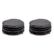 thumbnail image 1 of 8 Piezas Posavasos Redondos de Pizarra Negra Posavasos Hechos Una Mano para Bebidas, Bebidas, Copas de Vino, 1 of 5