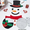 thumbnail image 3 of 3 juegos de pegatinas navideñas para puerta, pegatinas de pared con diseño de muñeco de nieve y ciervo, para ventanas, calcomanías navideñas, decoraciones artísticas para pared, copos de nieve, 3 of 7