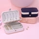 thumbnail image 5 of Inteprter Caja de almacenamiento de joyas portátil, organizador antiarañazos, estuche de gran capacidad, cajas de viaje, aniversario, Almacenamiento y organización del hogar Rosa, 5 of 6