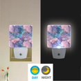 thumbnail image 2 of Yayeee LED Plug in Night Light for The Home with Auto Dusk to Dawn Light Sensors, 2 Pack, Pink Marble Pattern, 2 of 6