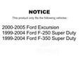 thumbnail image 2 of CMX Rear Ceramic Disc Brake Pads CMX-D757 for Car Ford F-350 Super Duty F-250 Excursion, 2 of 9