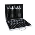 thumbnail image 1 of TFixol 24Pcs Dinnerware Set With Gift Box Stainless Steel Kitchen Cutlery Set Knife Fork Spoon Flatware Minimalist Tableware, 1 of 6