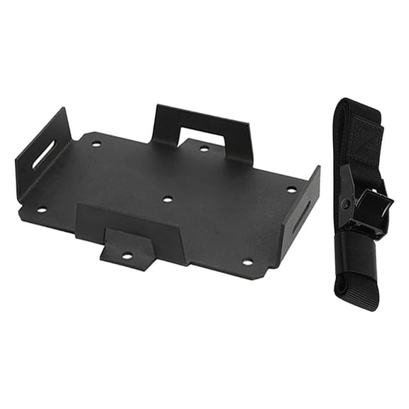 Aluminum battery Tray with adjustable strap, suitable for 12V/6V 7~15AH batterie