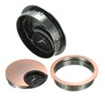 thumbnail image 3 of Unique Bargains Cable Hole Cover, 2-1/8 Inch Zinc Alloy Desk Grommet for Wire Organizer (Red Bronze), 3 of 3