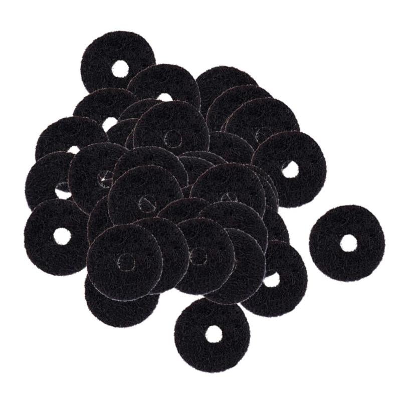Pack of 50 Felt Guitar Strap Buckle Block Washer Safety Strap Lock