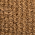 thumbnail image 3 of Contemporary Home Living Textured Style Rectangular Coir Doormat - 14" x 24" - Brown, 3 of 3