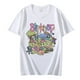 thumbnail image 1 of Camiseta de manga corta para hombre, camisa 100% de algodón con estampado musical de banda Mental pesada, informal de dibujos animados, Verano, 1 of 4