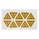 thumbnail image 1 of 10pcs Equipment High Temperature Warning Sticker Caution Scald Label Sticker, 1 of 3