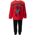 thumbnail image 2 of Marvel Spider-Man Big Boys Fleece Pullover Sweatshirt and Pants Set, 2 of 5