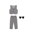 thumbnail image 1 of Chaleco para niños, traje de primavera para niños, boda, bebé, cumpleaños, actuación, fotografía para fiesta, disfraz para niños, chaleco, pantalones, traje con pajarita, 1 of 5