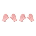 thumbnail image 4 of Minnieouse 1 par de manoplas para niños, estilo Simple, Color sólido, cubierta para los dedos, hermoso calentador de manos, manopla gruesa para niños Rosa claro 2piezas Minnieouse CBP331406, 4 of 5