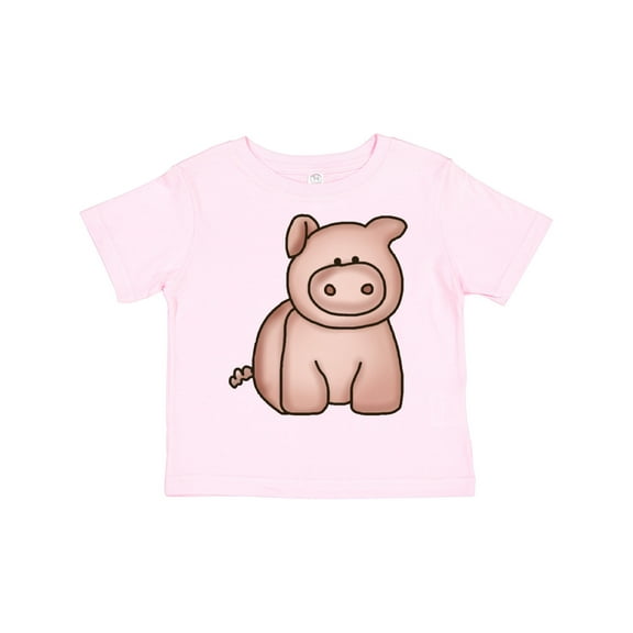 Inktastic Cute Little Pig Boys or Girls Toddler T-Shirt