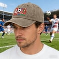 thumbnail image 5 of USA CAN MEX 2026 Soccer Hat, Adjustable Cotton Sport Baseball Cap – Merchandise Cap with Maple Leaf Flag Colors Curved Brim, 5 of 6