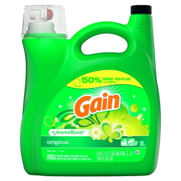Gain Original 96 Loads, Liquid Laundry Detergent, 150 fl oz