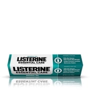 24 PACKS : Listerine Essential Care Fluoride Toothpaste Gel-Mint-4.2 oz