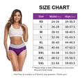 thumbnail image 5 of Calzoncillo Mujer Cintura Alta Braga Cómoda Algodón 5 Piezas, 5 of 5