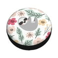 thumbnail image 3 of Balery Cute Cartoon Slothtire Cover Waterproof Dust-Proof, Universal Spare Wheel Tire Cover For Trailer, Rv, Suv Truck And Vehicle Camper Accessories-17 Inch, 3 of 9