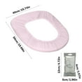 thumbnail image 3 of Disposable Portable Toilet Seat Cover Non-Woven Toilet Seat Cover Suitable For Traveling Hotel Airplane Public Toilet Individual Packing, 3 of 7