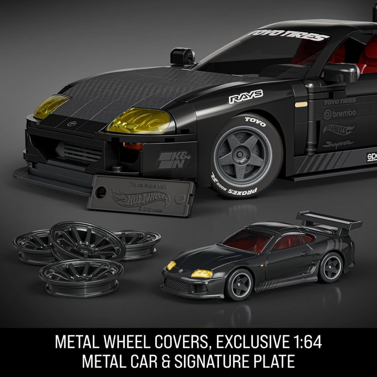 Mattel Brick Shop Hot Wheels '94 Toyota Supra MKIV Building Toy