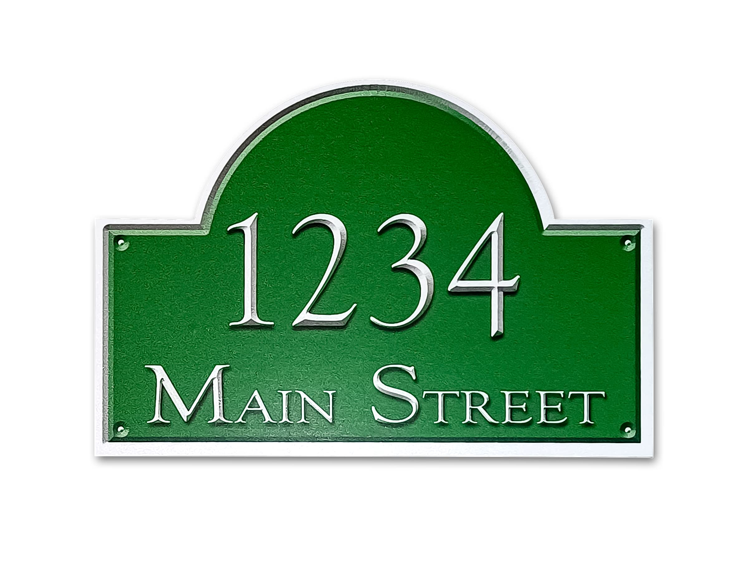 Custom House Number Address Sign – Personalized Metal Plaque For Outdoor Wall, Steel With Multiple Colors & Sizes, Housewarming Gift, Easy To Hang