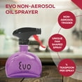 thumbnail image 4 of Evo Glass Oil Sprayer, Non-Aerosol For Olive Oil, Cooking Oils And Vinegars, Purple, 6-Ounce Capacity, For Grilling, Roasting, Air Frying, Baking And Salad Prep, 4 of 11