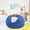 Blue, variant on KQJQS Giant Bean Bag Chair Cover - 5FT Round Faux Fur Beanbag Cover for Kids and Adults, Soft and Fluffy Lazy Sofa Bed Cover (White, No Filler)