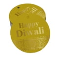 thumbnail image 1 of Inkdotpot Gold Foil Paper Hang Tags Happy Diwali Favor Tags 100 Pieces, 1 of 7