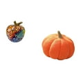 thumbnail image 5 of CoudarTitie Figurine Statue Resin Sculpture Pumpkin Pillow Mini Ornament Soft Decorative Piece Suitable for Living Room Bedroom Office Shop Cafe Restaurant, 5 of 8