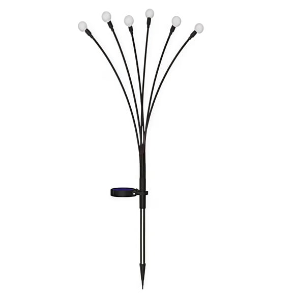 12Pack Outdoor LED Solar Lights Waterproof Starburst Solar Firefly Lights Lawn Lamp Garden Lamp for Path Landscape Decorative