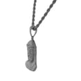 thumbnail image 2 of EDFORCE Stainless Steel Extra Large Hip-Hop Jesus Mens Pendant Necklace, 24", 2 of 3