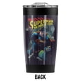 thumbnail image 2 of Superman Through The Rubble Stainless Steel Tumbler 20 oz Coffee Travel Mug/Cup, Vacuum Insulated & Double Wall with Leakproof Sliding Lid | Great for Hot Drinks and Cold Beverages, 2 of 7