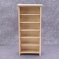 thumbnail image 2 of Librería de madera en miniatura Dollhouse a escala 1:12 sin terminar, 2 of 3