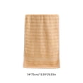 thumbnail image 3 of Turkish Towel Large Highly Absorbent Soft Quick Dry Bath Towel - Bathroom, Beach, Shower, Gym, Lightweight, Coffee, Ccwuwei, 3 of 6