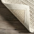 thumbnail image 5 of nuLOOM Natural Textured Suzanne Area Rug, 8' 6" x 11' 6", Cream, 5 of 9