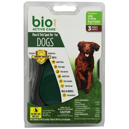 - Active Care Flea & Tick Spot On, Kills fleas, flea eggs, flea larvae, ticks, tick nymphs and tick larvae Ship from US..., By Bio Spot