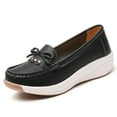 thumbnail image 4 of Black Women Casual Slip On Shoes With Soft Sole Lightweight Comfortable For All Day Wear Non Slip Design Perfect For Walking, 4 of 7