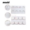 thumbnail image 2 of Wosthever Molde de silicona para pasteles, portátil, resistente al calor, 8 rejillas, reutilizable, lavable, para cocina, panadería, Mousse, helado, Herramientas y accesorios para hornear tipo 3 Wosthever HA081497-03, 2 of 6