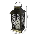 thumbnail image 2 of Luz De Linterna Solar Luz De Vela Retro Luz De Cadena Al Aire Libre Linterna Colgante Impermeable Luces De Noche Led Con Energía Solar Luz De Césped Decoración De Paisaje Para Jardín Patio Patio Patio Moyic HA023875-00, 2 of 7